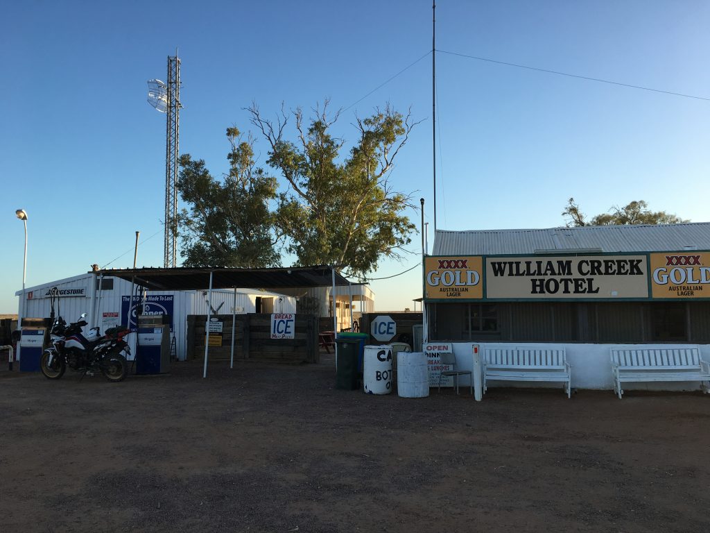 William Creek in the Morning. First Stop