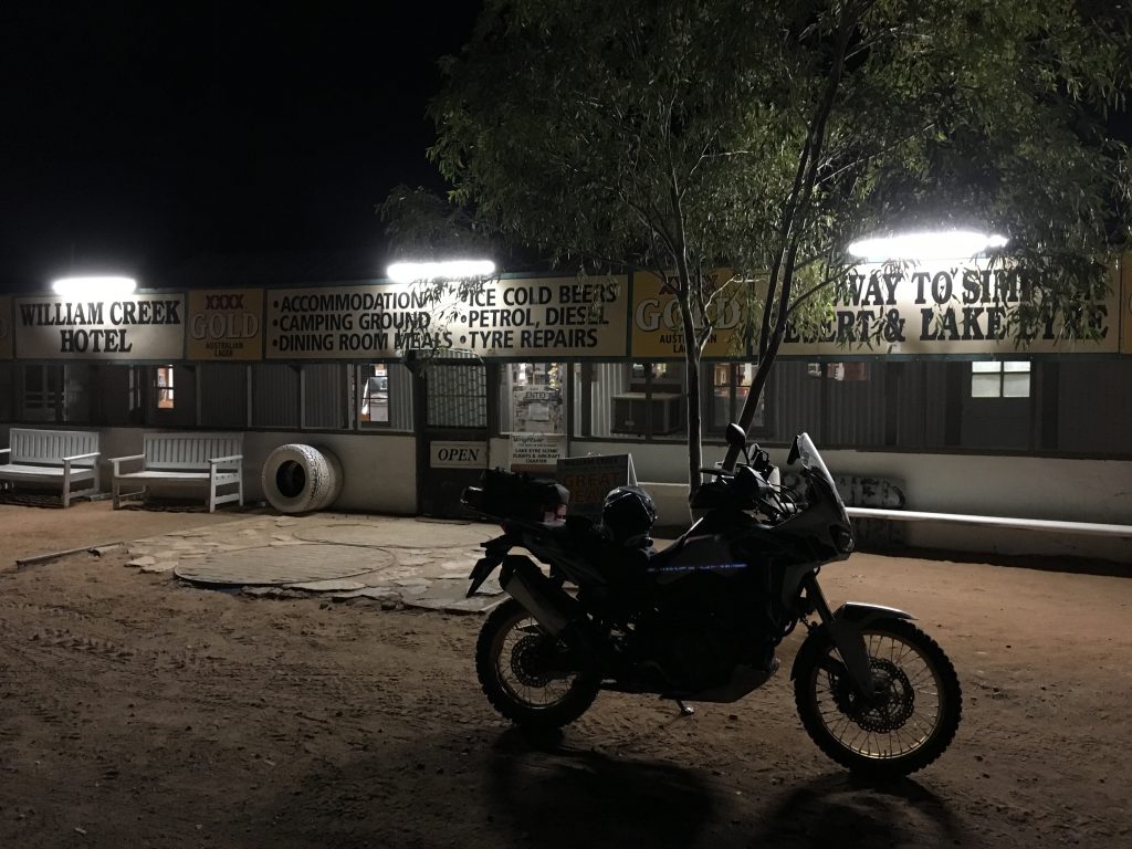 Last time at William Creek in the Dusty Butt